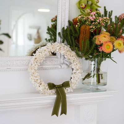 Other Places to Display Your Wreath Other Than a Front Door PART 1