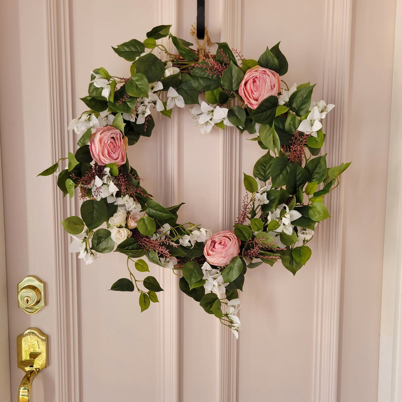 Winter Floral Wreath