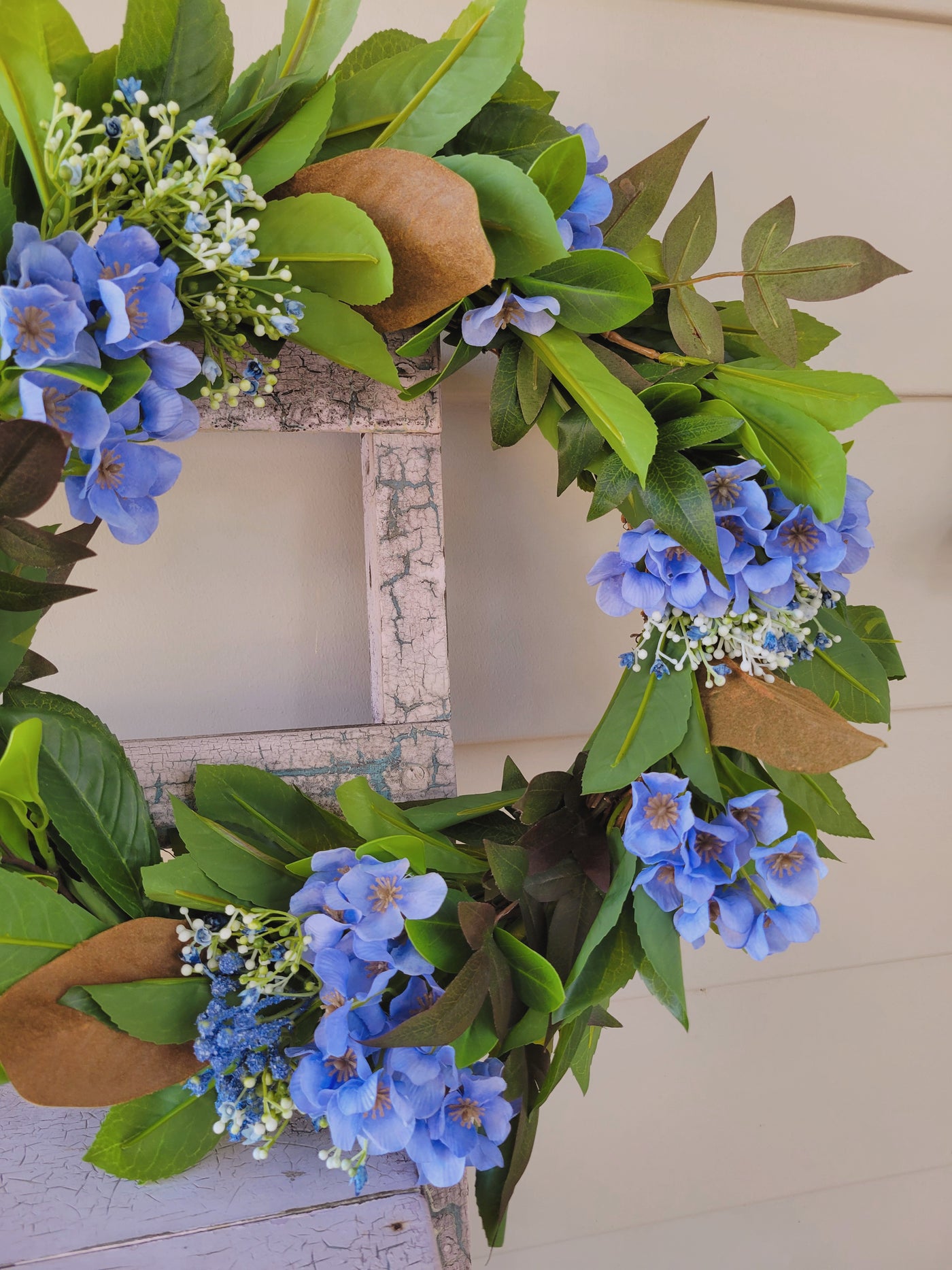 French Blue Wreath