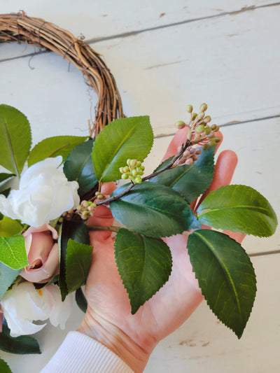 Camellia with Roses Wreath