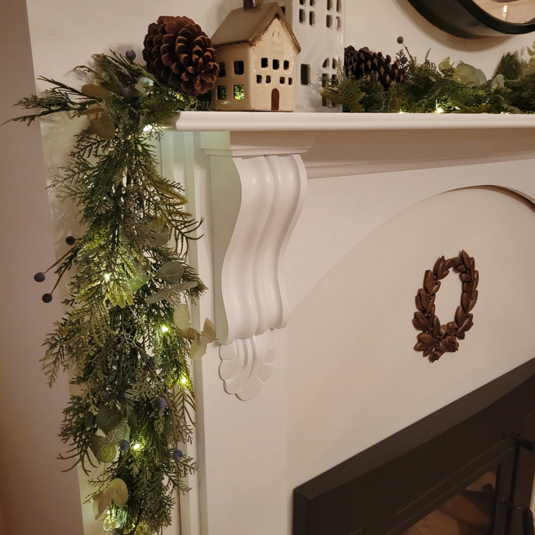 Blueberry Pine Bundle Wreath & Garland Set (Pre-lit)