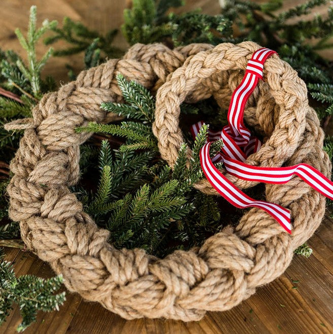 Rope Christmas Wreath