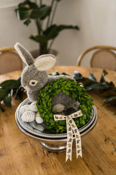Preserved Boxwood Easter Wreath
