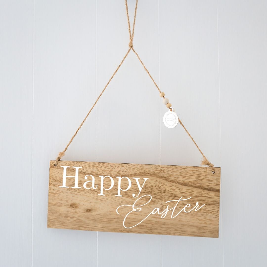 Wreath Sign - Happy Easter