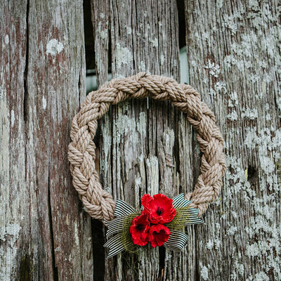 Rope ANZAC Wreath