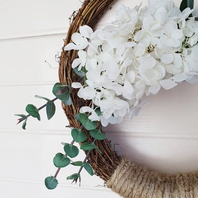 Preserved Hydrangea Mothers Day Wreath